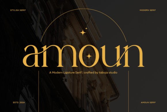 Amoun Serif Font: Elevate Your Handmade Brand