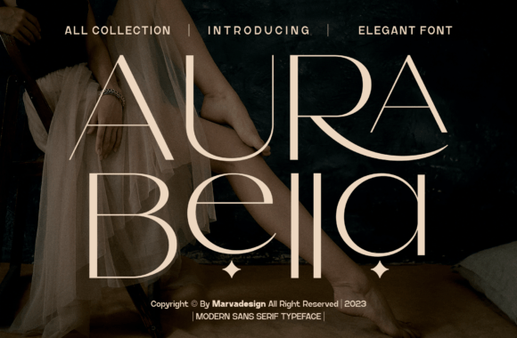 Aura Bella: A Modern Sans Serif Font for Editorial Design