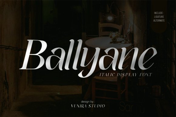 Ballyane Font Review: A Delicate Serif for Elegant Branding