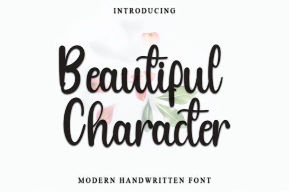 Beautiful Character Font