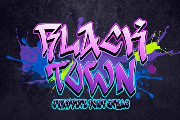 Black Town: A Bold Typeface for Editorial Design