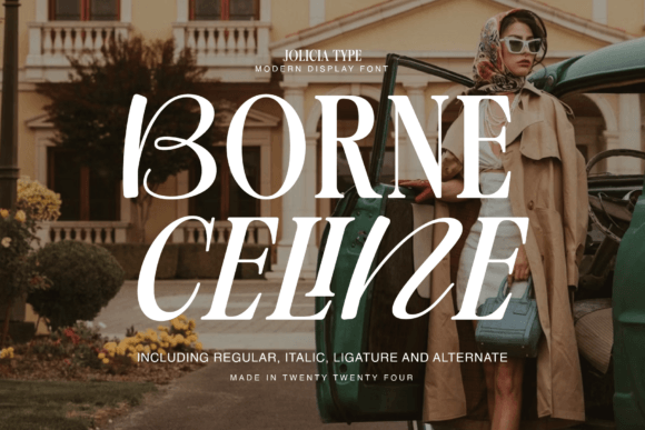 Borne Celine: The Elegant Serif Font for Handmade Brands