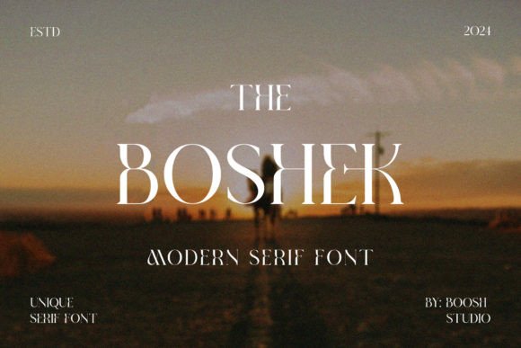 Boshek: The Elegant Serif Font for Scroll-Stopping Brand Content
