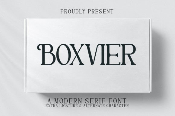 Boxvier: A Serif Font for Elegant Campaigns
