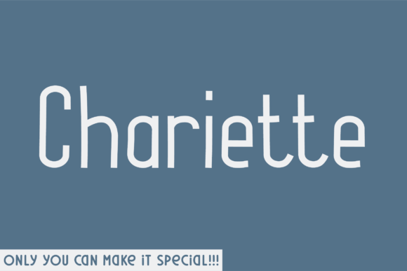 Chariette: A Bold Sans Serif Font for Modern Branding