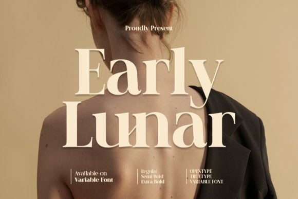 Early Lunar Font: A Polished Serif for Small Business Branding