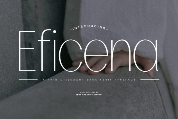 Eficena: A Refined Sans Serif Typeface for Editorial Design