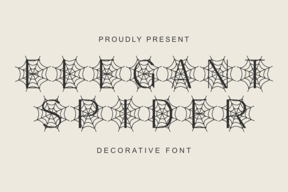 Elegant Spider Font for Business Style