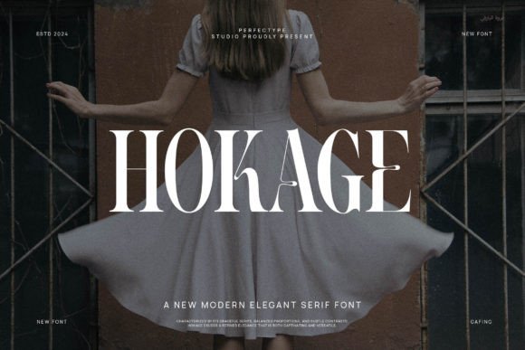 Elevate Campaigns with Hokage: A Stylish Serif Typeface