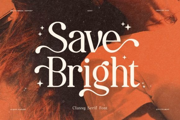 Elevate Your Editorial Design with the Save Bright Typeface