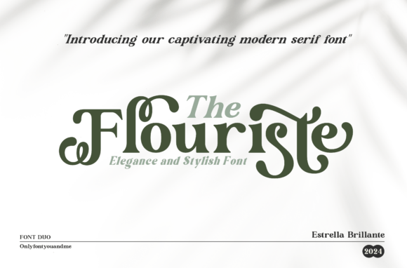 Flouriste: A Stylish Serif Font for Business