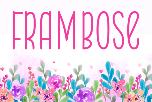 Frambose: A Handwritten Font for Modern Editorial Design