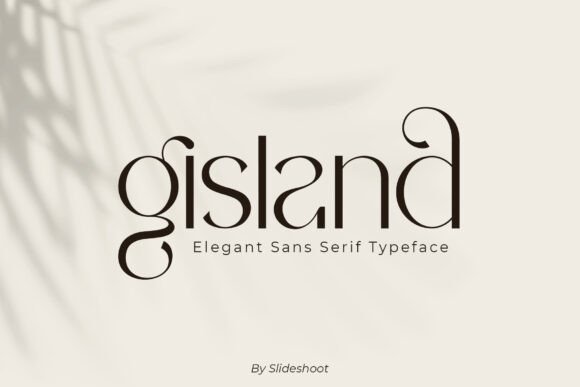 Gisland: The Modern Sans Serif Font for Polished Branding