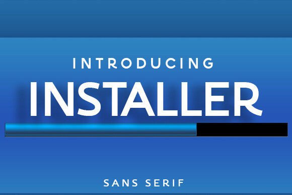 Installer: A Modern Sans Serif Typeface for Editorial Design