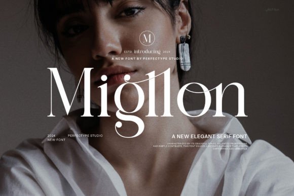 Migllon: A Refined Serif Typeface for Editorial Elegance