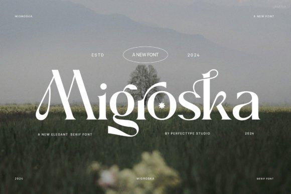 Migroska: A Classy Serif Font for Business Branding