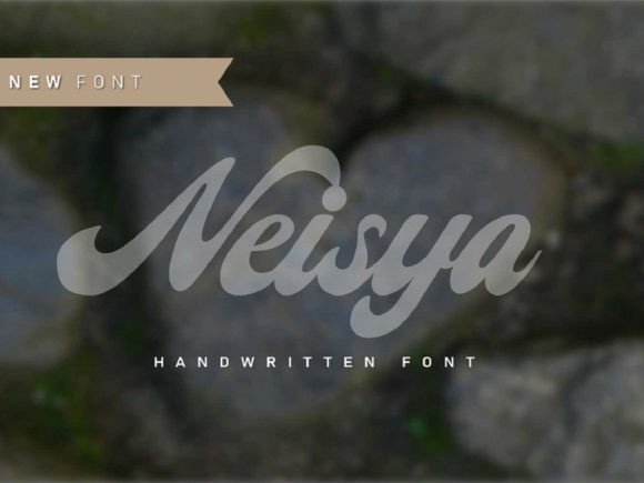 Neisya: A Handwritten Font for Web Design