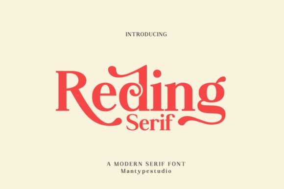 Reding Font Review: Elevating Campaigns with Elegant Serif Typography