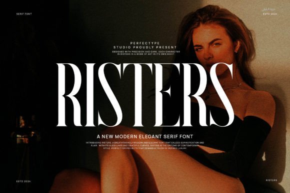 Risters: A Stylish Serif Font for Editorial Design