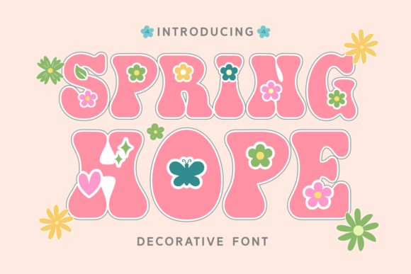 Spring Hope Font Review: A Decorative Typeface for Branding