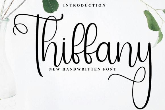 Thiffany: A Delicate Typeface for Creative Projects