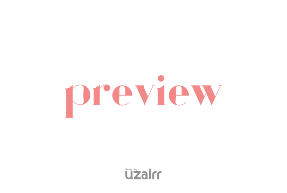 Uzairr: The Elegant Serif Font for Handmade Brands