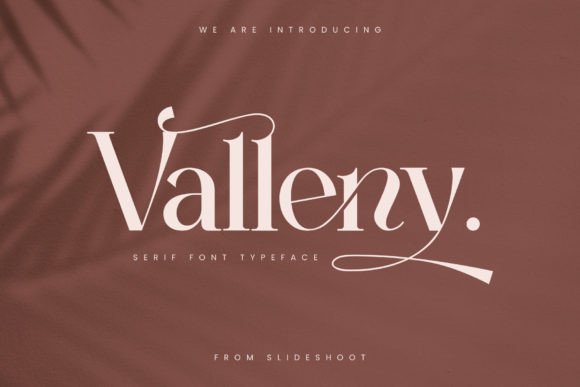 Valleny: The Elegant Serif Font for Professional Branding