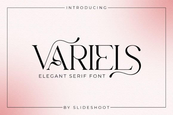 Variels: A Serif Built for Bold Brand Identity