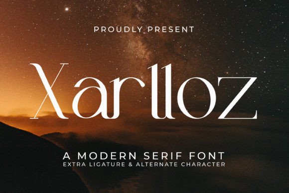Xarlloz: The Elegant Serif Font for Scroll-Stopping Marketing